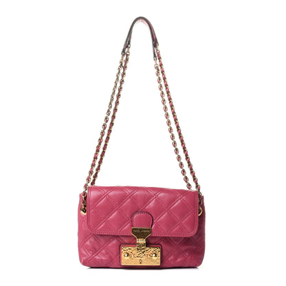 Marc Jacobs Lacquered Lambskin Baroque Single Flap Pink 1 of 4