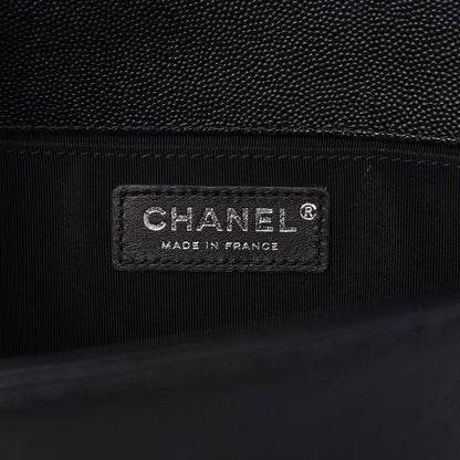 Chanel Caviar Quilted Medium Boy Flap Black 6 of 12