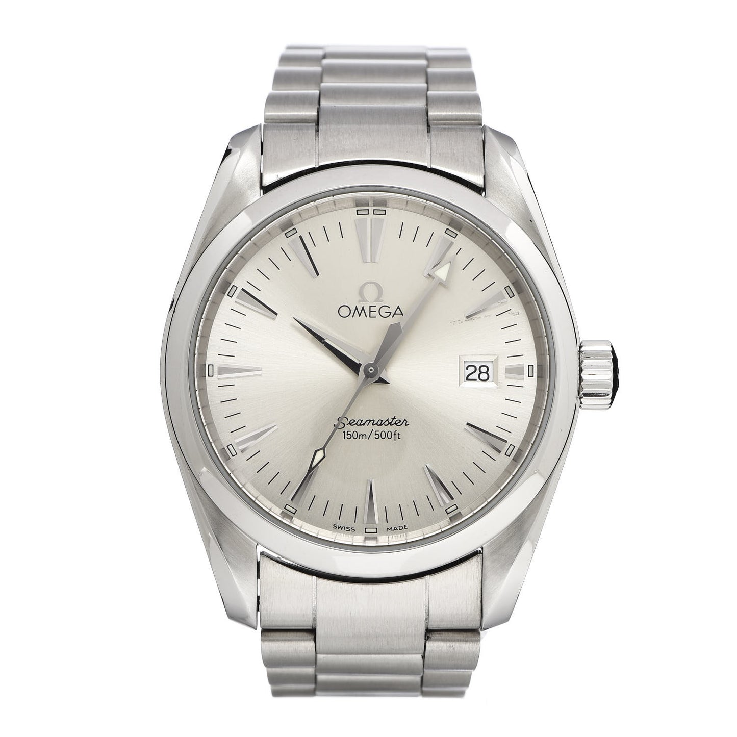 Stainless Steel 36mm Seamaster Aqua Terra Quartz Watch 2518.30.00
