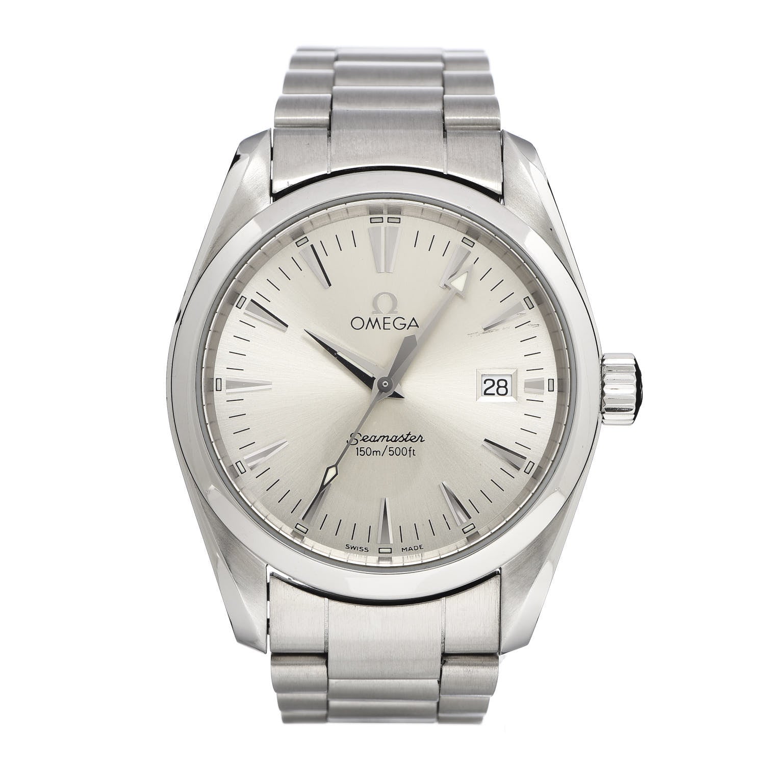 Omega Stainless Steel 36mm Seamaster Aqua Terra Quartz Watch 2518.30.00 1 of 8