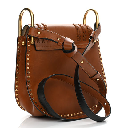 Chloe Calfskin Braided Small Hudson Shoulder Bag Caramel 3 of 17
