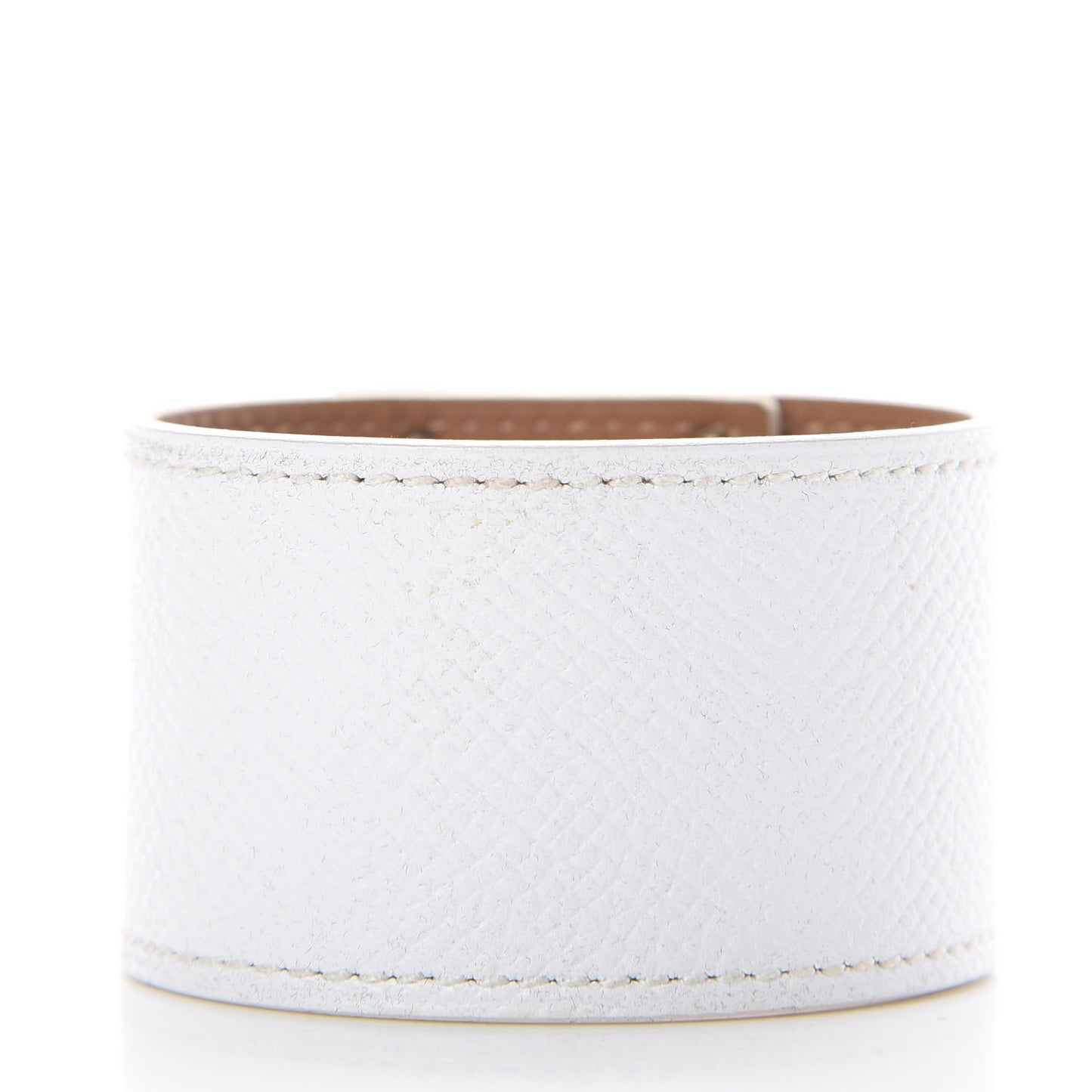Epsom Kelly Dog Bracelet T2 White