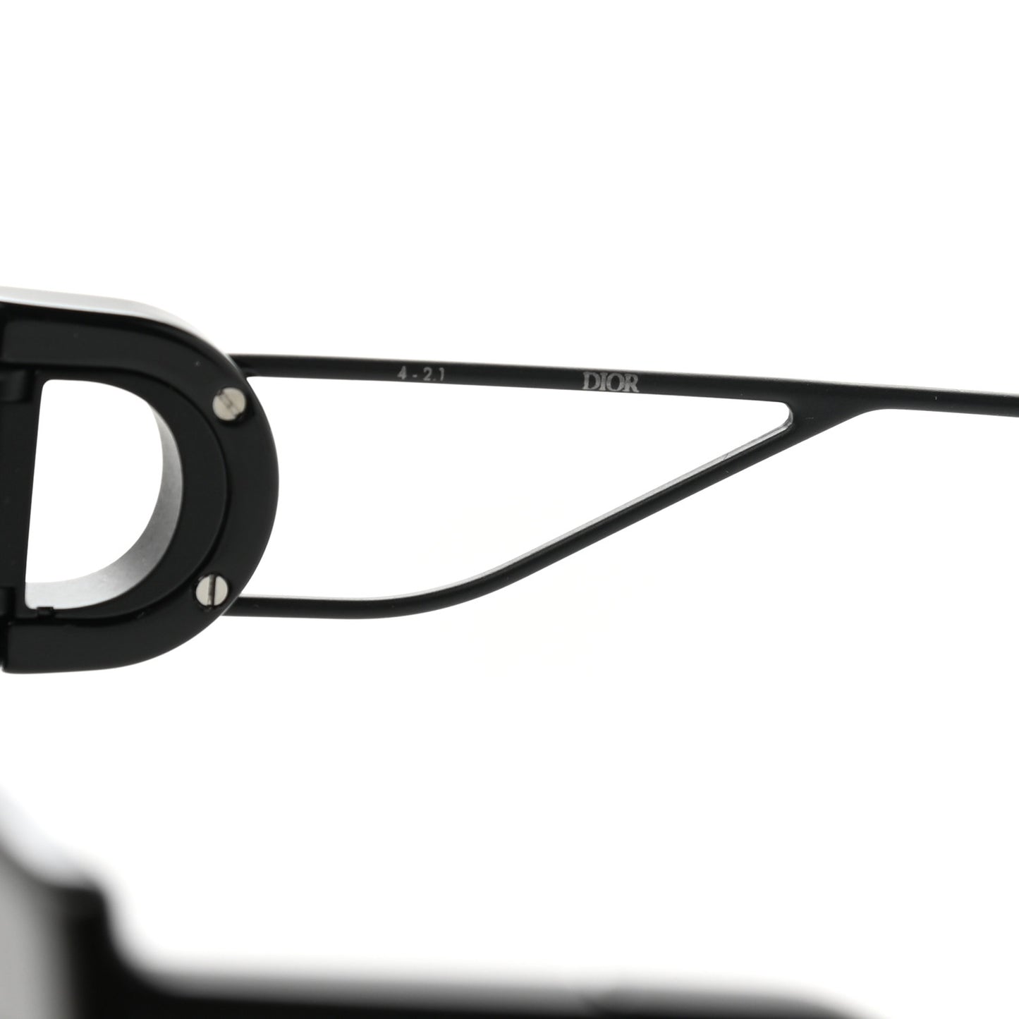 Square 30 Montaigne Sunglasses Black