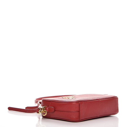 Prada Saffiano Mini Camera Crossbody Bag Rosso 4 of 7