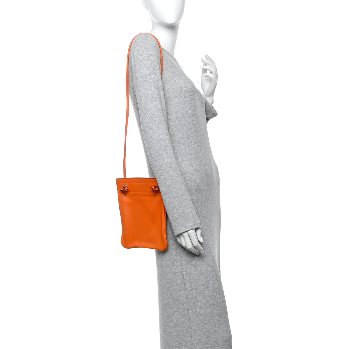 Milo Lambskin Swift Mini Aline Orange