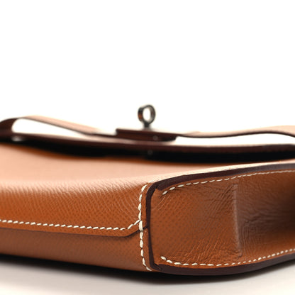 Hermes Epsom Kelly Depeches 25 Pouch Gold 9 of 10