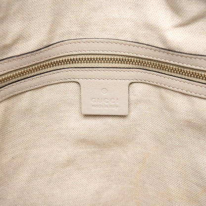 Gucci Guccissima Large Bree Foldover Tote Off White 7 of 11