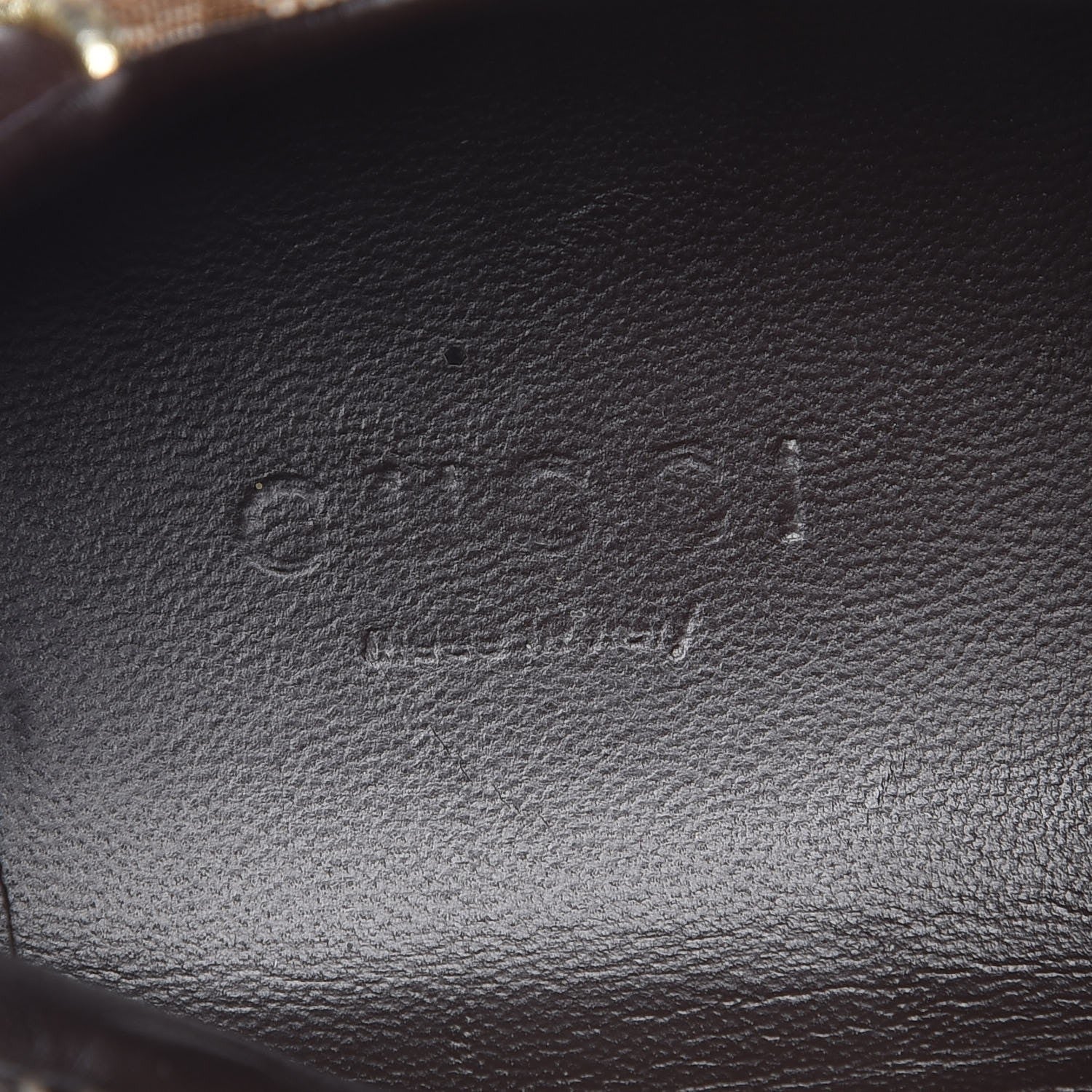 Gucci GG Monogram Calfskin Sneakers 38 Dark Brown 9 of 11