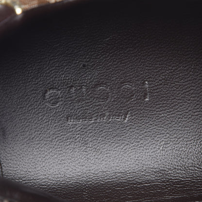 Gucci GG Monogram Calfskin Sneakers 38 Dark Brown 9 of 11