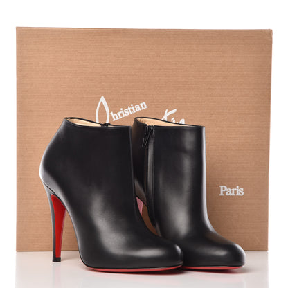 Christian Louboutin Calfskin Belle 100 Ankle Boots 37 Black 9 of 9