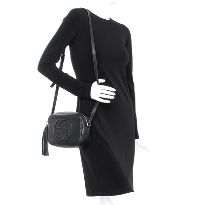 Gucci Pebbled Calfskin Small Soho Disco Bag Black 2 of 8