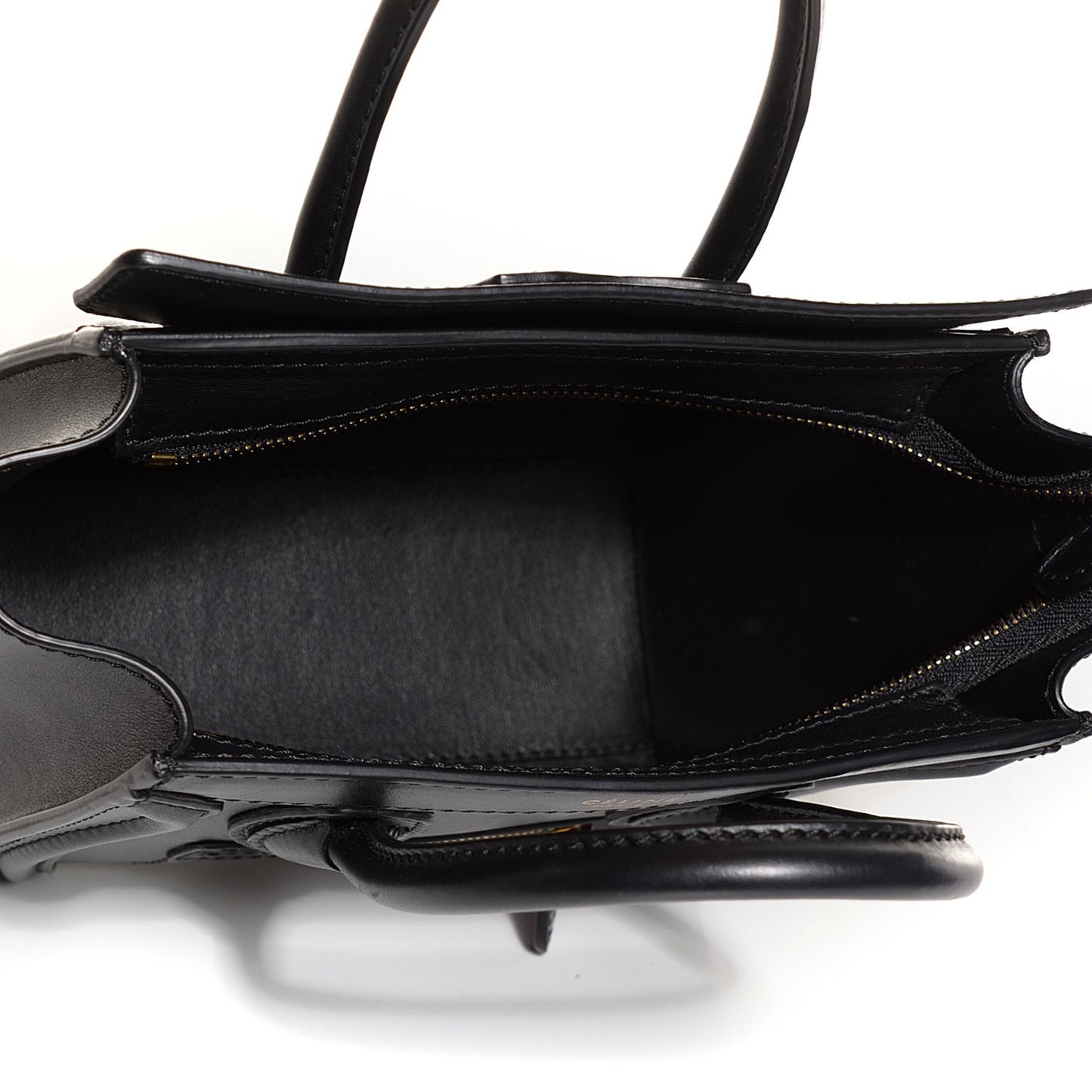Smooth Calfskin Nano Luggage Black