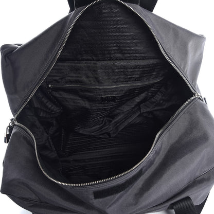 Prada Canvas Canapa Saffiano Duffle Bag Marmo Black 5 of 7