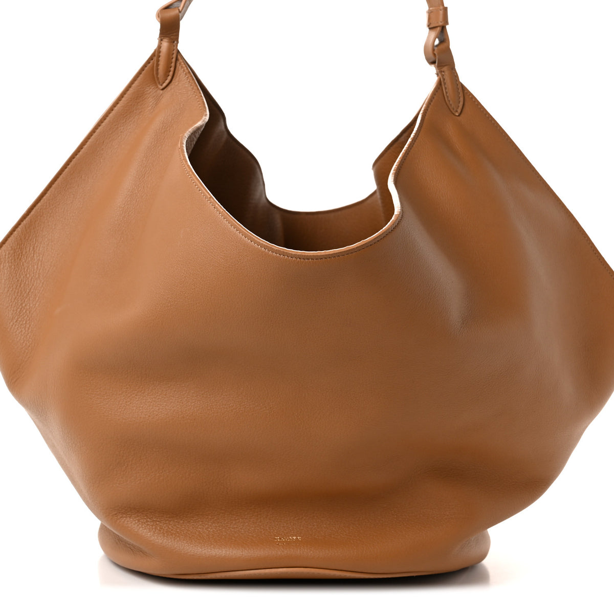 Calfskin Medium Lotus Tote Nougat