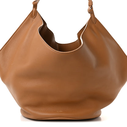 Khaite Calfskin Medium Lotus Tote Nougat 8 of 10
