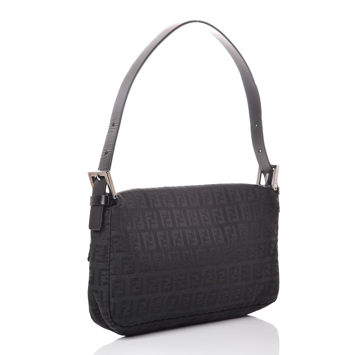 Fendi Zucchino Baguette Black 3 of 6