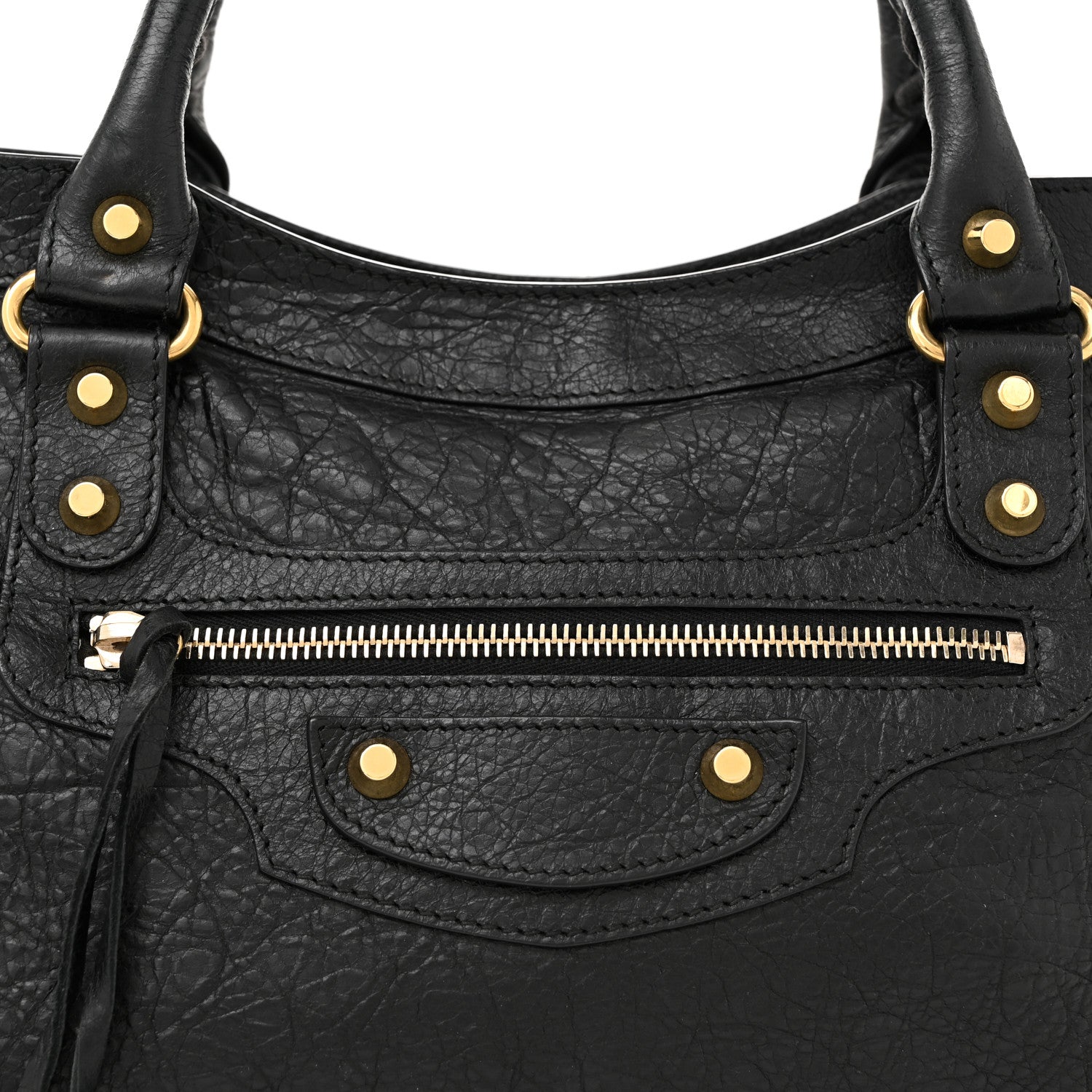 Balenciaga Agneau Classic Gold Hardware City Black 7 of 11
