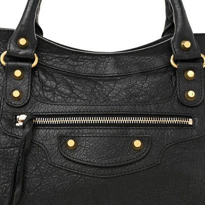 Balenciaga Agneau Classic Gold Hardware City Black 7 of 11