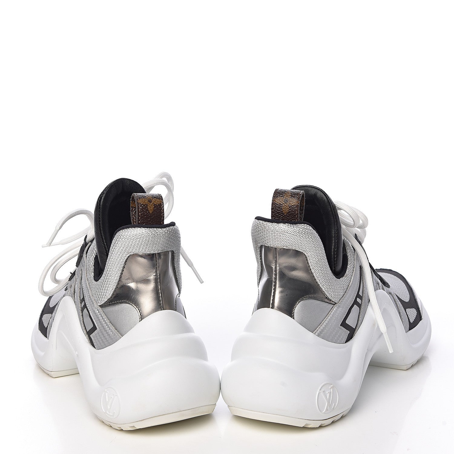 Louis Vuitton Calfskin Technical Nylon LV Archlight Sneaker 36.5 White 11 of 14