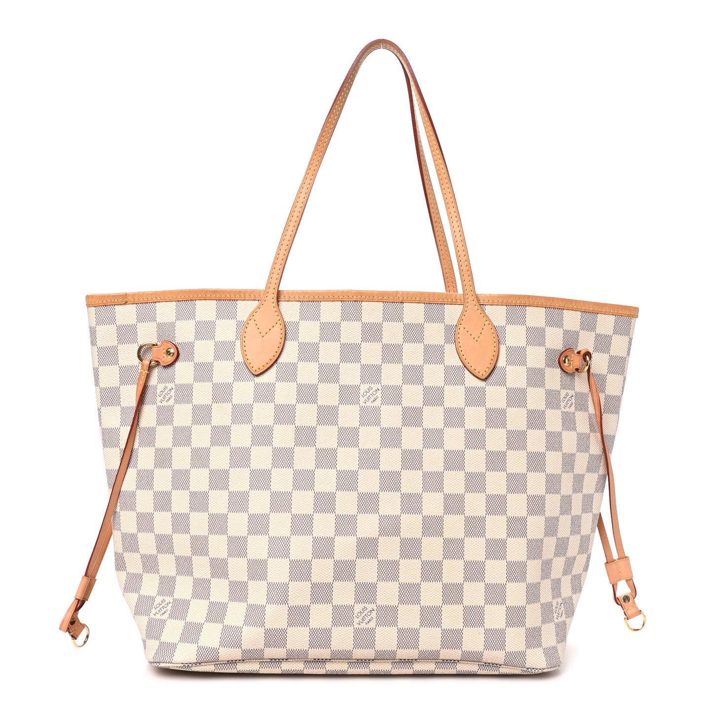 Damier Azur Neo Neverfull MM Rose Ballerine