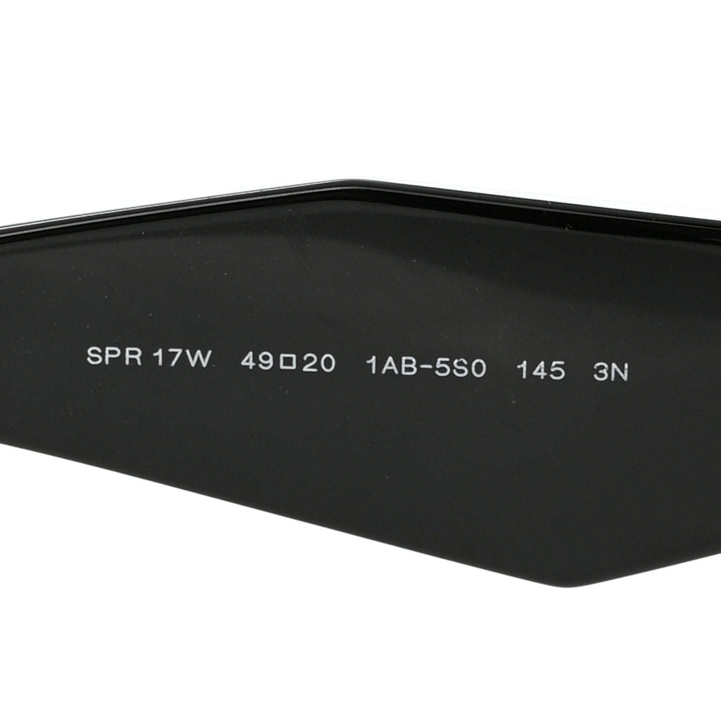 Acetate Symbole Sunglasses SPR 17W Black