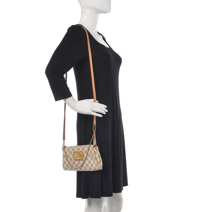 Louis Vuitton Damier Azur Eva Clutch 2 of 14