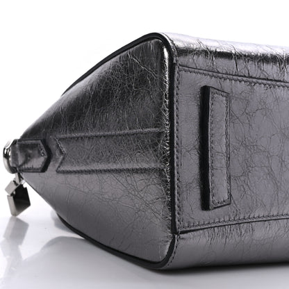 Givenchy Laminated Lambskin Mini Antigona Silvery Grey 7 of 8