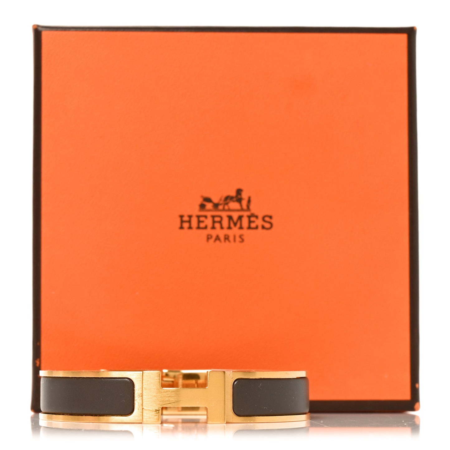 Matte Enamel Narrow Clic Clac HH Bracelet T4 Etain