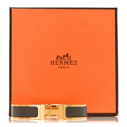 Hermes Matte Enamel Narrow Clic Clac HH Bracelet T4 Etain 5 of 5