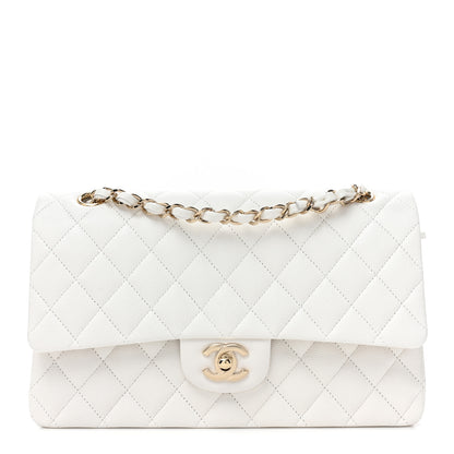 Chanel Caviar Quilted Medium Double Flap White 1 of 11