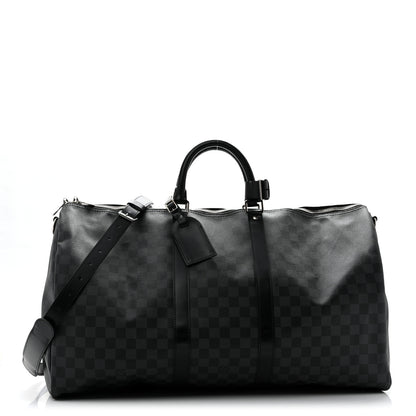 Louis Vuitton Damier Graphite Keepall Bandouliere 55 1 of 12