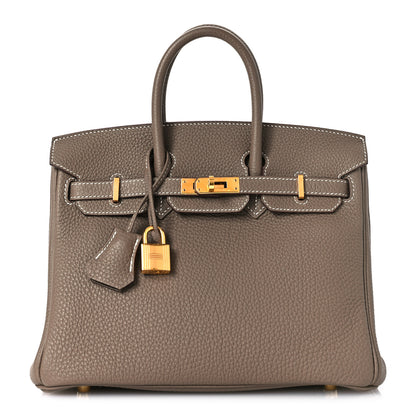Hermes Togo Birkin 25 Etoupe 1 of 16