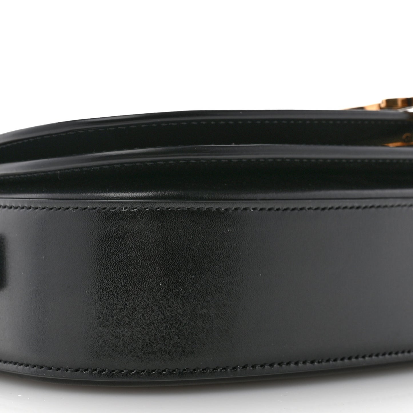 Box Calfskin Voltaire Top Handle Crossbody Bag Black