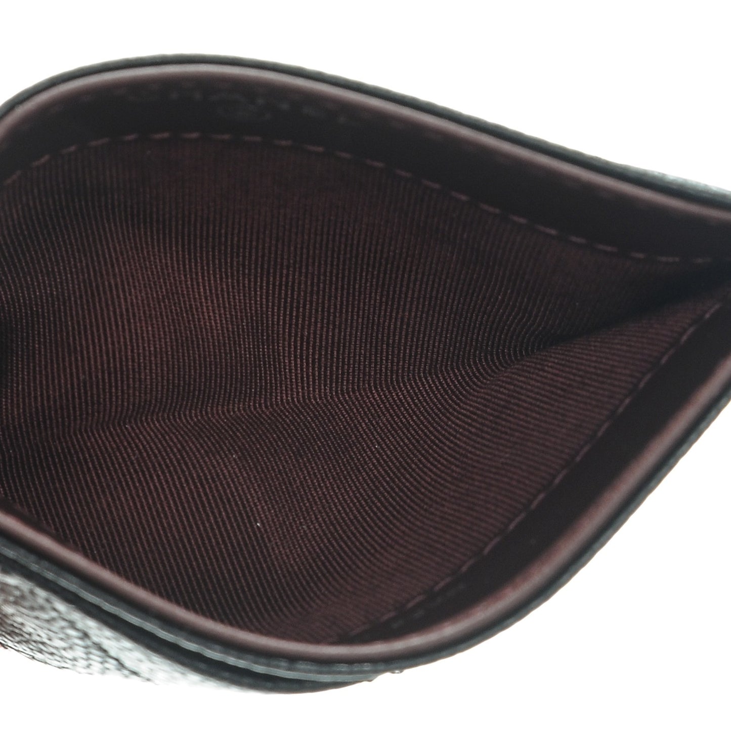 Caviar Quilted Card Holder Black