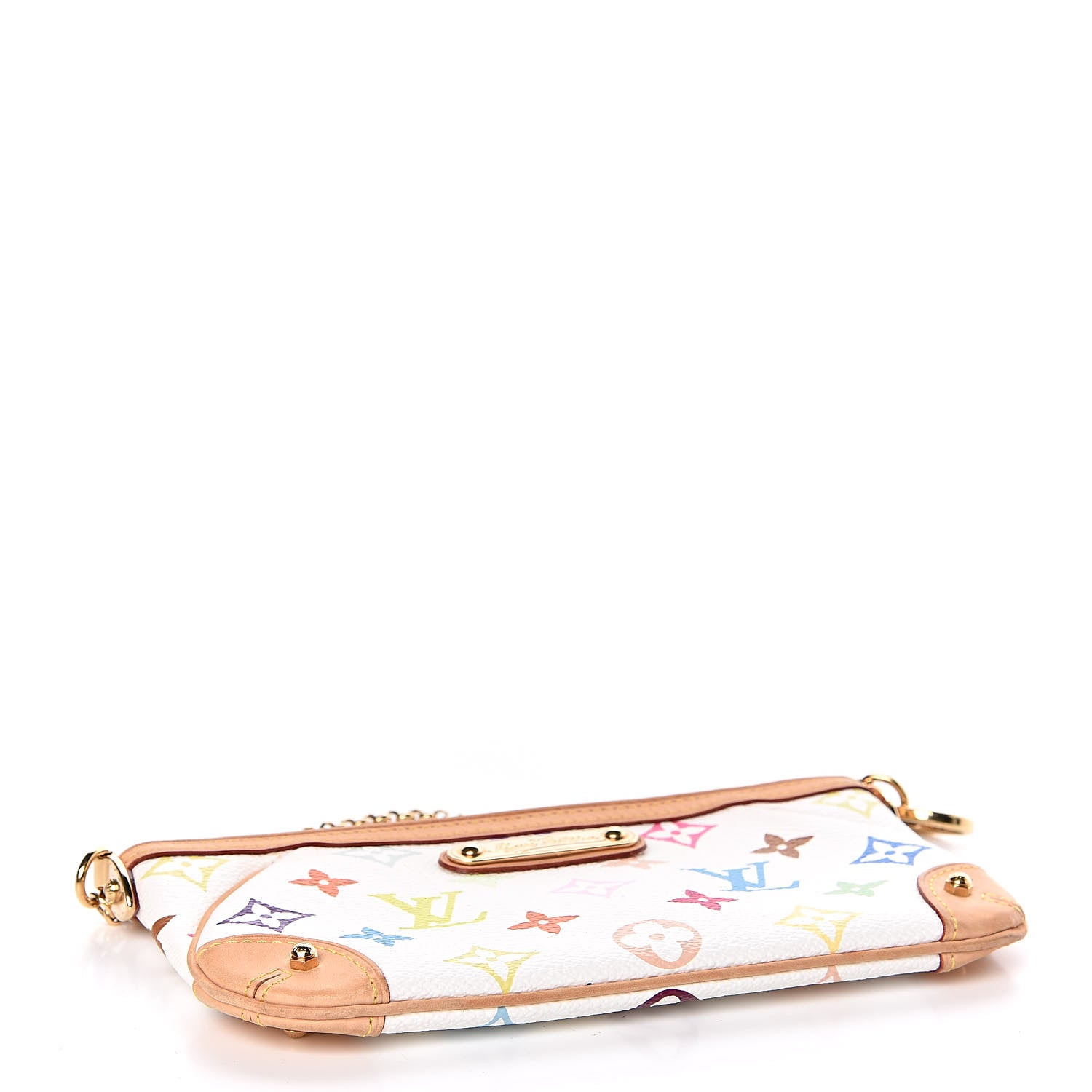 Louis Vuitton Monogram Multicolor Pochette Milla MM White 4 of 9