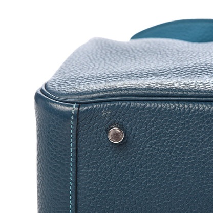 Hermes Taurillon Clemence Lindy 30 Colvert Turquoise 11 of 11