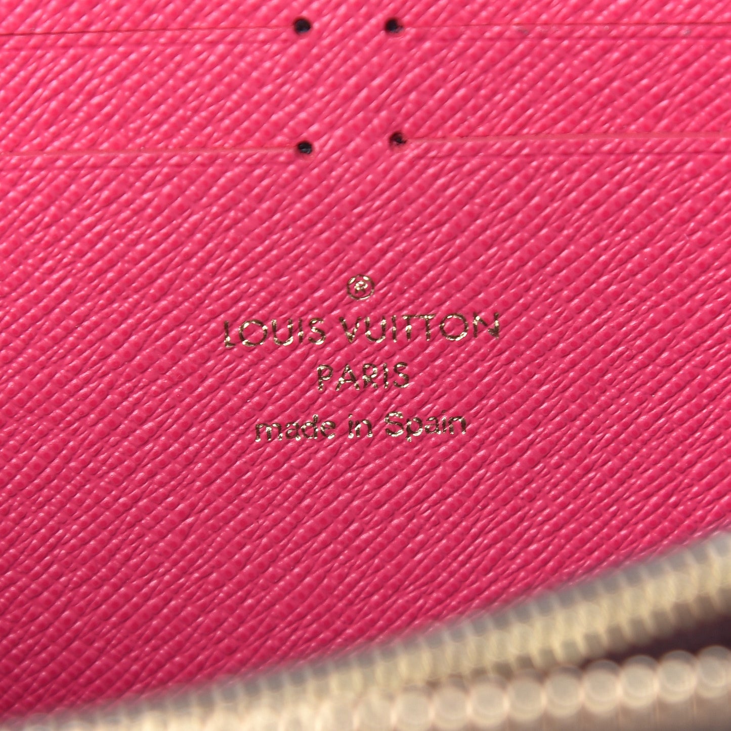 Monogram Clemence Wallet Hot Pink