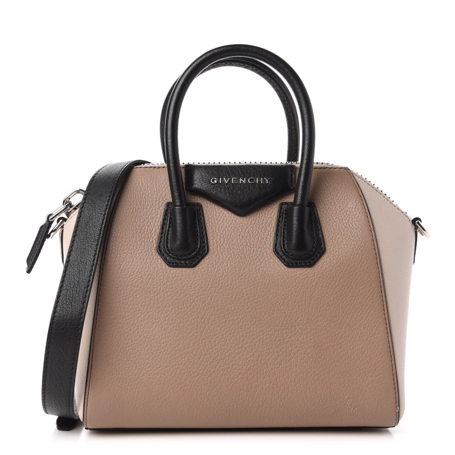 Givenchy Sugar Goatskin Mini Tri-Color Antigona Linen 1 of 10