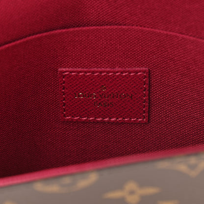 Louis Vuitton Monogram Pochette Felicie Chain Wallet Fuchsia 7 of 11