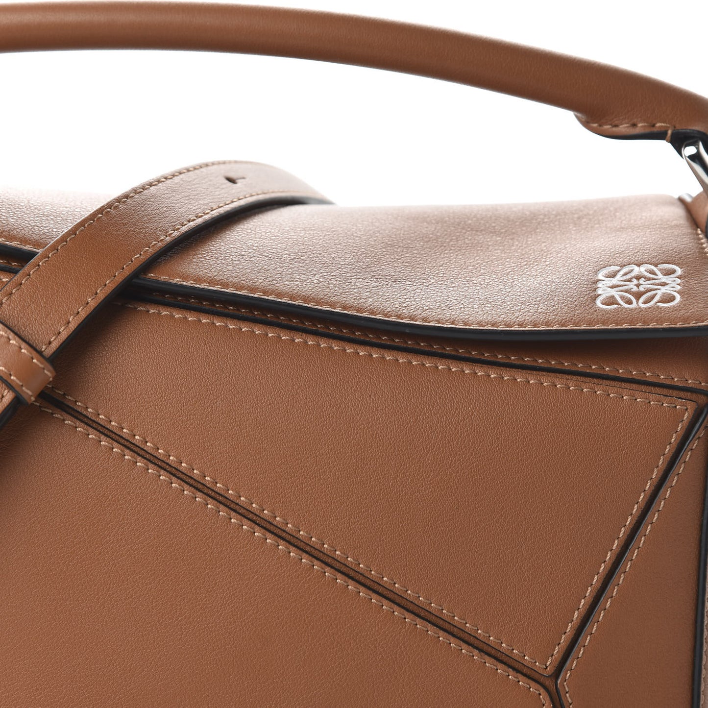 Calfskin Small Puzzle Bag Tan