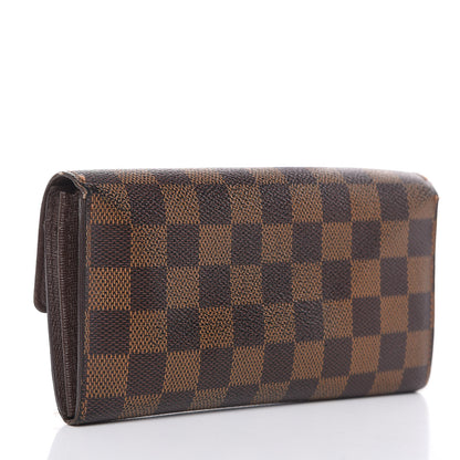Louis Vuitton Damier Ebene Sarah Wallet 3 of 14
