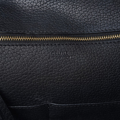 Celine Crisped Calfskin Mini Tie Knot Tote Black 6 of 11