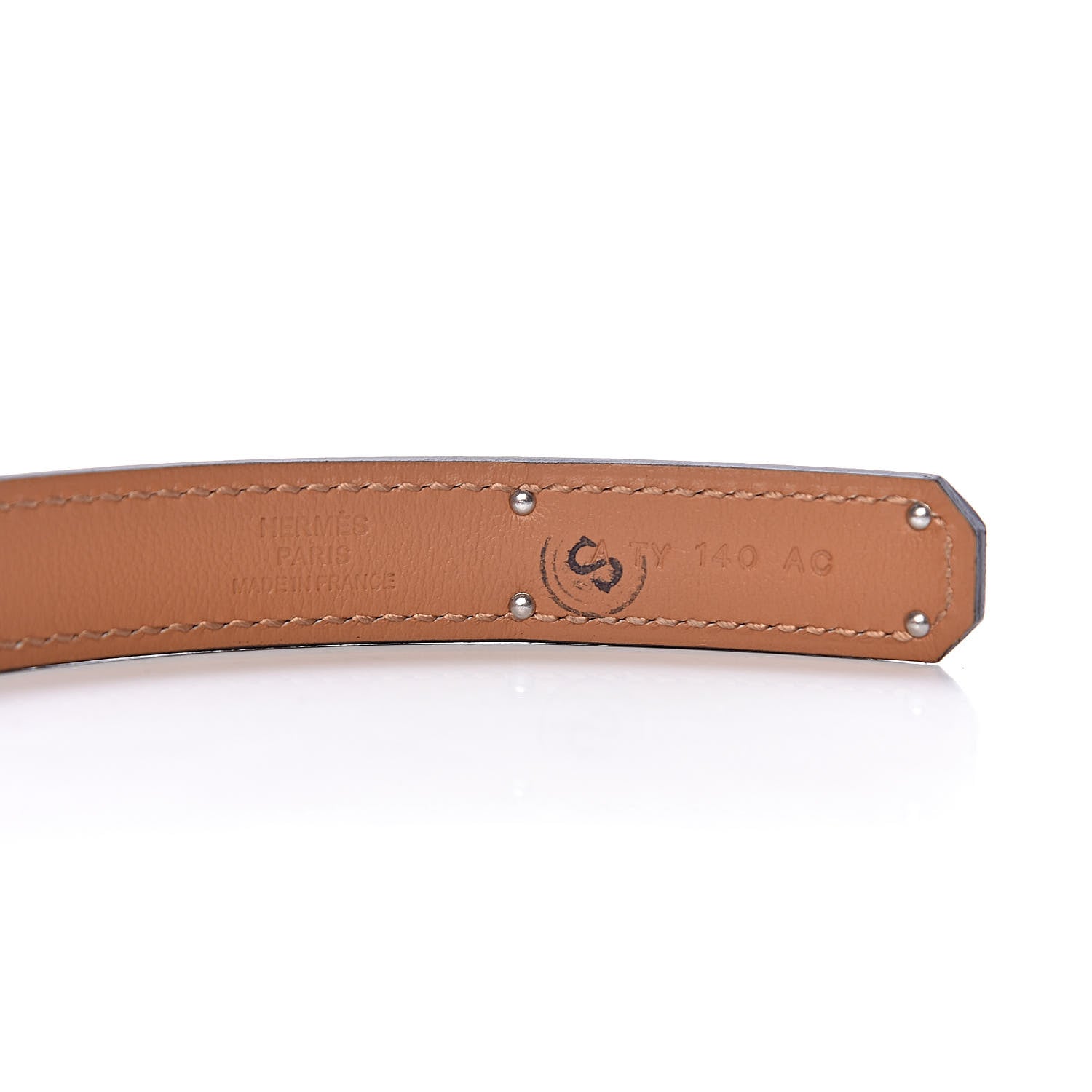 Hermes Epsom Kelly Belt Bleu Zanzibar 4 of 4
