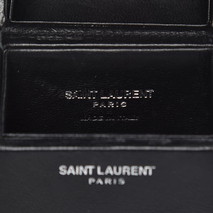 Saint Laurent Lambskin Smoking Box Crossbody Black 5 of 6