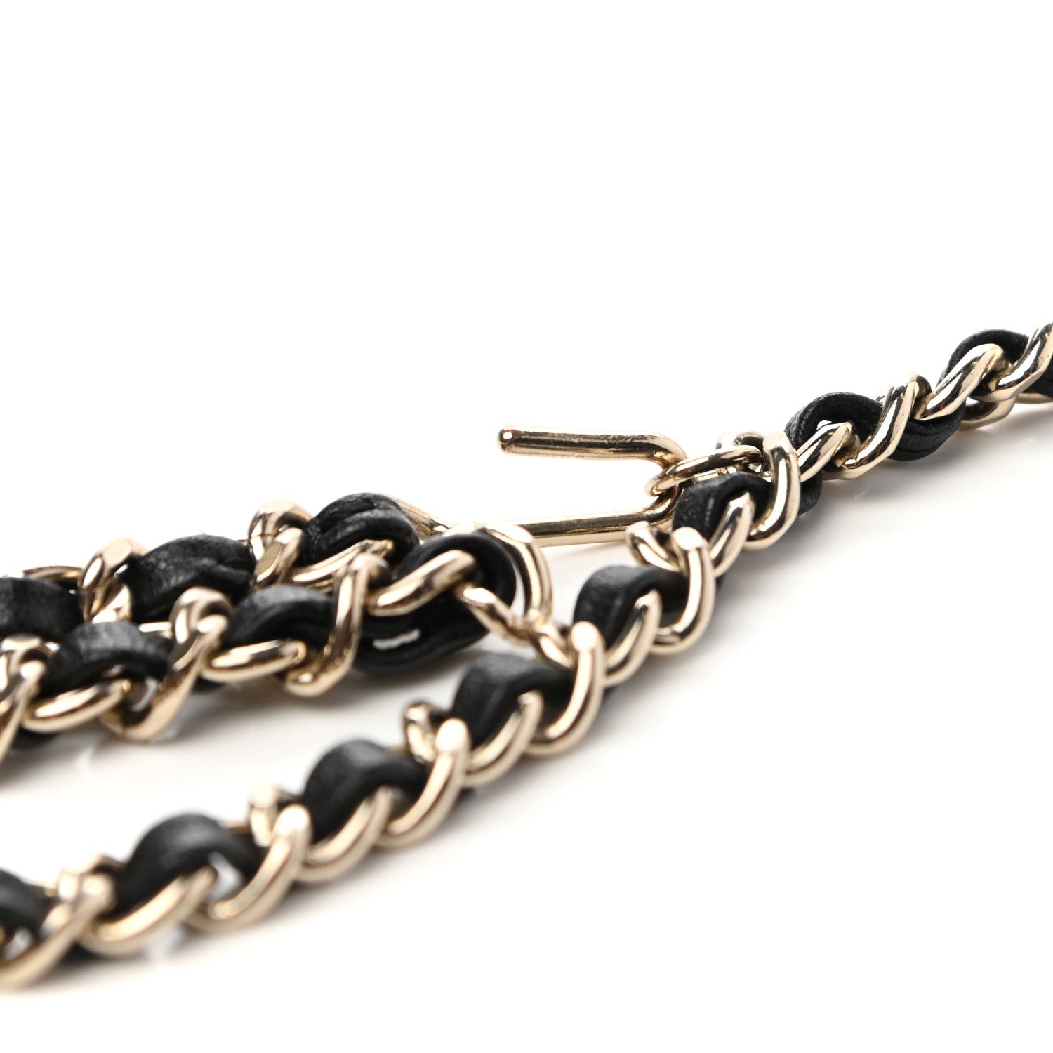 Chanel CC Chain Belt Gold Black 3 of 4