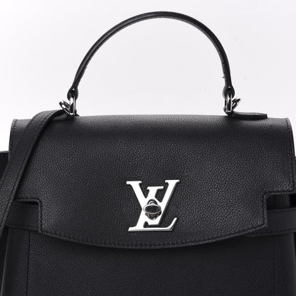 Louis Vuitton Calfskin Lockme Ever BB Black 12 of 12