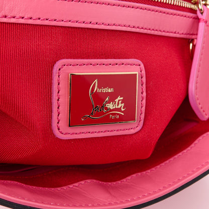 Christian Louboutin Calfskin Small Sweet Charity Shoulder Bag Pink 6 of 13