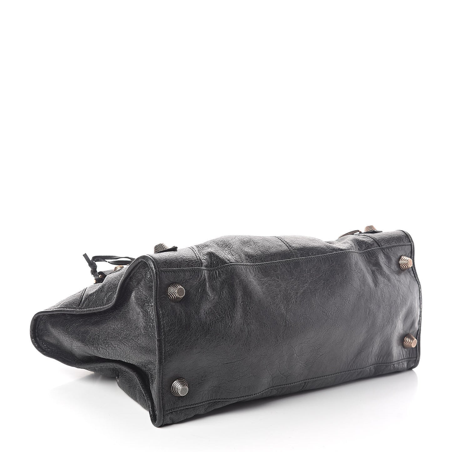 Agneau Giant 21 Rose Gold Hardware Work Black