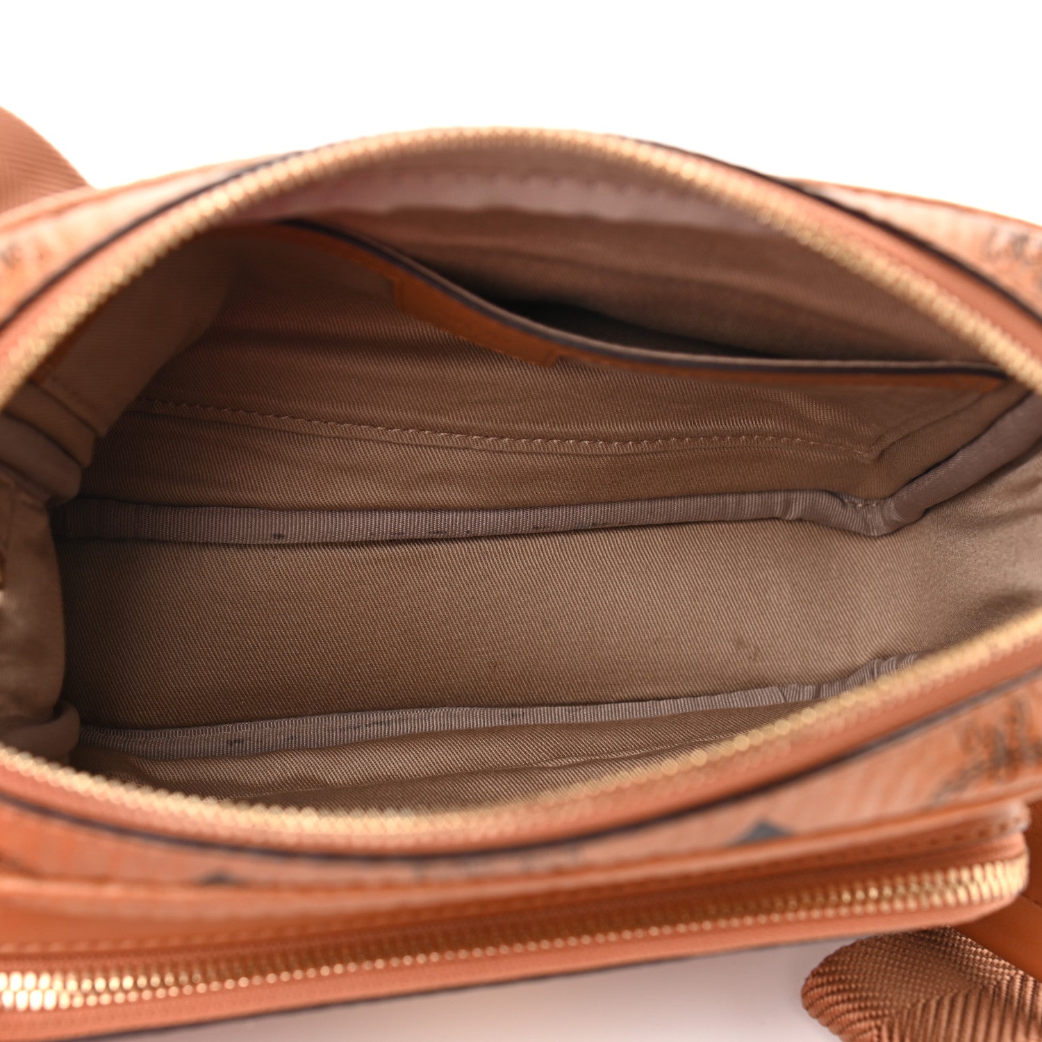 MCM Visetos Klassik Crossbody Bag Cognac 5 of 12