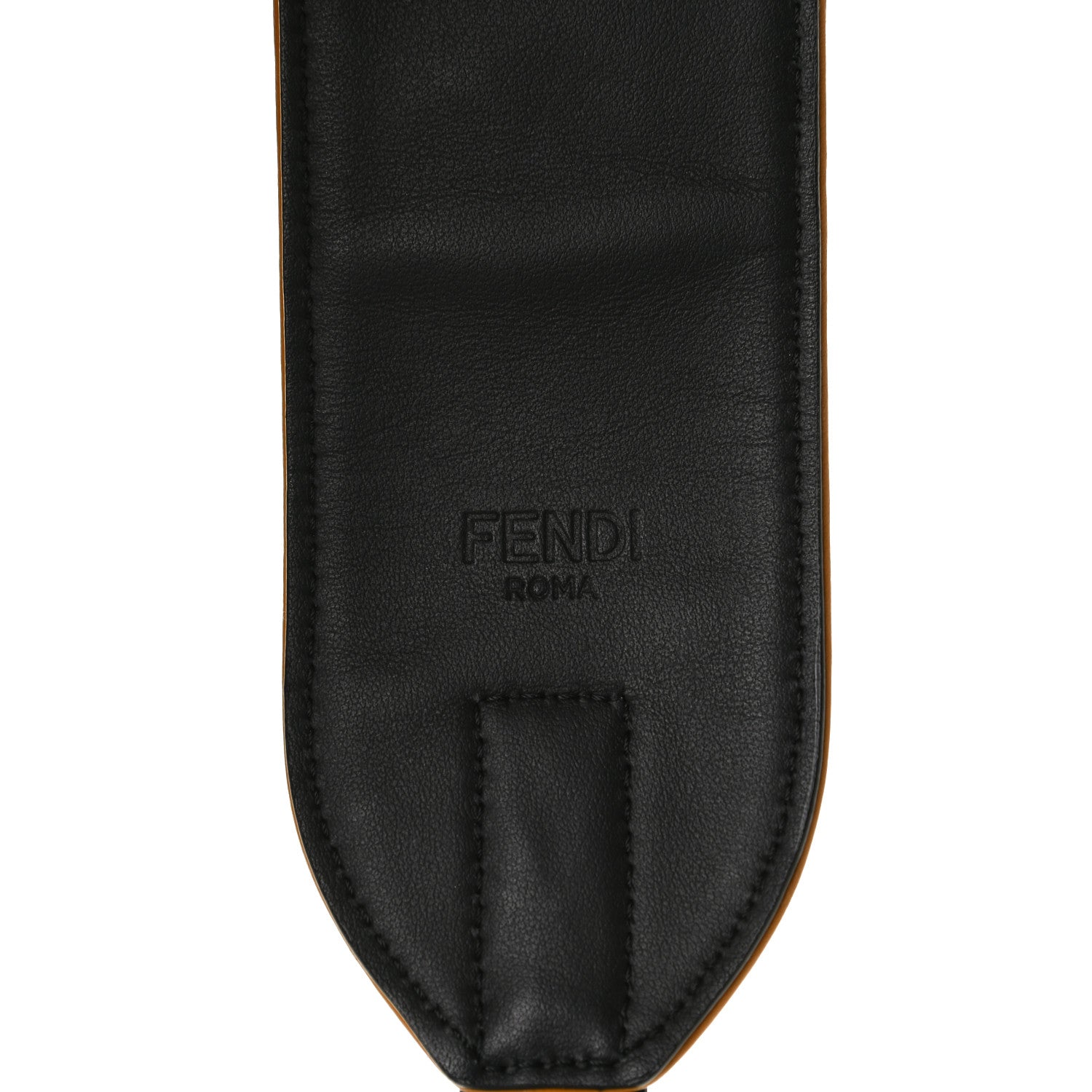 Fendi X FILA Glazed Fabric FF 1974 Mania Strap You Black White 4 of 7